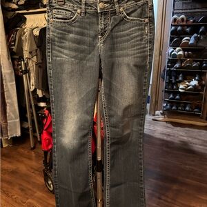 Silver Jeans Women's Boot Cut in Faded Blue